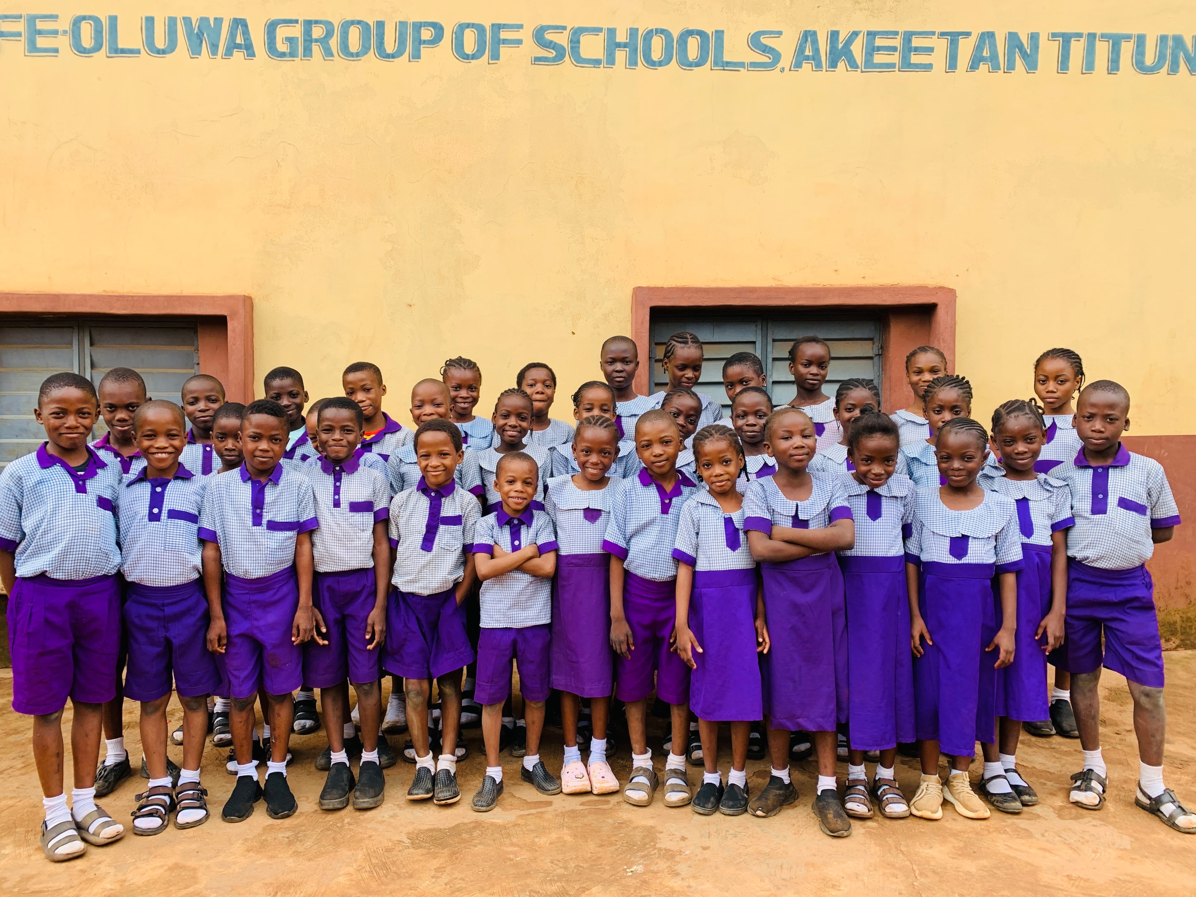 Crèche & nursery pupils at Ifeoluwa